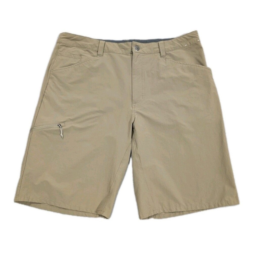 Patagonia Quandary Shorts Mens 40 Ash Tan ASHT 12" Inseam Stretch Hiking Cargo